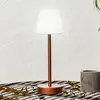 NEWGARDEN Lampe à poser - MOOVERE - 30 - LED intégrée - Batterie rechargeable - Blanc translucide