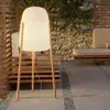 Lampadaire trepied MOOVERE 145cm Solaire+Batterie rechargeable LED/RGB