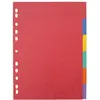 Pergamy tabbladen ft A4 maxi, 11-gaatsperforatie, stevig karton, geass...