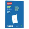 Pergamy witte etiketten, ft 63,5 x 33,9, ronde hoeken, pak van 2400 et...