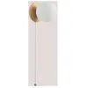 Sklum - Applique en bois de chêne avec boule en verre Kamp Marron Bois Naturel