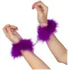 Secret Play Purple Marabou Handcuffs