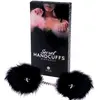 SECRET PLAY - Handcuffs With Marabou Black