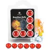 Secret Play Brazilian Balls - Massageolie - Warm en Koud Effect - 6 St...