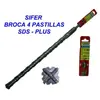 Foret Sifer 4 plaquettes SDS-Plus 6x160