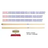 Sifer - Balayeuse Manche Bois Vernis 120x28 Avec Fil