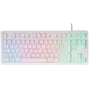 Clavier Gamer - MARS GAMING - MK023 RGB - Rétroéclairage RGB - AZERTY - Blanc