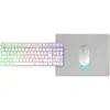 Mars Gaming Mcpwtklwfr (FR, Sans fil), Clavier, Blanc
