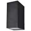FABRILAMP Applique d'extérieur alce 2xgu10 noir ip44 14,7x7x9 cm