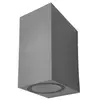 FABRILAMP Applique extérieure Elk 2xgu10 gris ip44 14,7x7x9 cm