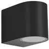 FABRILAMP Applique d'extérieur Gazelle 1xgu10 noir ip44 8x7x9 cm
