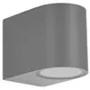 FABRILAMP Applique d'extérieur Gazelle 1xgu10 gris ip44 8x7x9 cm