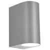 FABRILAMP Applique extérieure Gazelle 2xgu10 gris ip44 14,7x7x9 cm