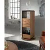 Angel Cerdá Meuble Bar Pivotant Effet Bois Noyer