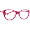 NANOVISTA Lunettes unisexe pour enfants, Bicolore framboise mat/rose, 48