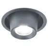 CRISTALRECORD Encastré plafond LED Tyr Noir 8W 100Lm 4000K
