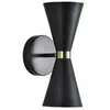 CRISTALRECORD Applique Greta Noire 2xE27