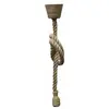 CRISTALRECORD Suspension d'extérieur 1xE27 - Corde Naturelle - IP44