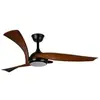 CRISTALRECORD Ventilateur de Plafond led Enna Noir 24W 2400Lm cct Dim