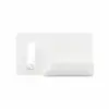Fabrilamp 17176iz01  Applique Murale 3w 4000k Miguel Angel Gauche Blanc C/Usb Et Étagère 150lm 16x28x12 Cm Réglable