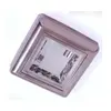FABRILAMP Downlight led surface carrée 2xE27 (230V) IP20 6x25x25cm cou...