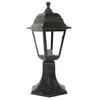 FABRILAMP Fab 125871009 Panneau mural extérieur Basil 1xe27 Noir Ip44 ...