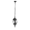 Suspension de Aluminium pour usage extérieur de la série Caelum Noir ip 44 - Fabrilamp