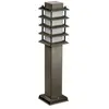 FORLIGHT Balise de jardin - SILJAN - 1 Ampoule - Marron - Acier inoxydable AISI202 - IP55