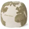 Pouf Carte du Monde Rugcycled