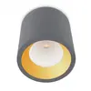 Plafonnier Led 3000k Cosmos, Aluminium Et Verre, Gris