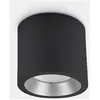 LEDKIA Plafonnier Led 3000k Cosmos, Aluminium Et Verre, Gris Urbain