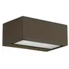 LEDS.C4 Lampade da parete IP44 Nemesis Aluminium 70170mm R7s 100 Marrone 693lm