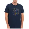 BarÇa Escut Neo T-shirt Met Korte Mouwen Blauw XL Man