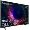 ADATA Cecotec Téléviseur QLED 75" Smart TV Série V3+ VQU30075+, 4K UHD, Android TV 11, sans Bord, Assistant Vocal Google et Chromecast,