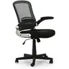 VS VENTA-STOCK Fauteuil de Bureau à Hauteur réglable et inclinable Cosmos avec Dossier Maille, Couleur Noire