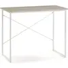 VS VENTA-STOCK Bureau Cáceres Blanc,table Pour PC, Style Industriel, 90 (long) X 50 (profond) X 74 (hauteur) Cm