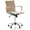 VS VENTA-STOCK Fauteuil de Bureau Croma inclinable Taupe,Cuir Synthétique