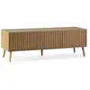 VS VENTA-STOCK Meuble TV Lluvia 3 portes chêne, longueur 130 cm