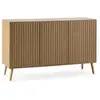 VS VENTA-STOCK Buffet Lluvia 3 portes en chêne, largeur 120 cm