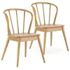 VS VENTA-STOCK Pack 2 chaises Brisa en bois coleur chêne