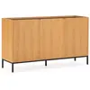 Buffet Curva 3 portes couleur Chêne