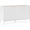 Buffet Curva 3 portes couleur Blanc