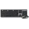 Clavier et souris sans fil NGS Espagnol Qwerty Noir/Argenté