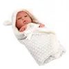 Babypop de Luxe - 30 cm - Tachan - Grijs - Met Inbakendoek - Swaddle Baby Pop - In Mooie Giftbox