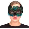 Masque de Paon Bleu - Disfrazzes - Avec Plumes - Mixte