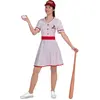 Mom Costume pour les adultes mon autre moi de baseball vintage rouge