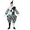 Mom Costume Arlequin à Capuche Dos Nu Menottes Et Pantalon