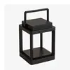 Lampe de table solaire à led sans fil d'extérieur Nualla Sklum Noir