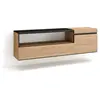 Meuble tv, Banc Télé, Grand espace de Rangement, 150x45x35cm, Pour les...