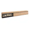 Meuble TV Banc Télé 317x35x45 cm feu électrique XXL Chêne RF3674
